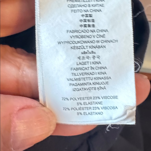 Michael Kors Women’s Navy Tailored Leggings. Sz L Pre-Owned. - Picture 6 of 6